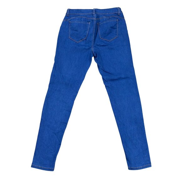 Womens Wax Jean "Butt I Love You" Blue Skinny Jeans Size 11 - Picture 2 of 14